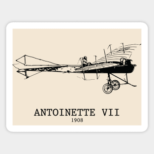 Antoinette VII 1908 Monoplane Sticker